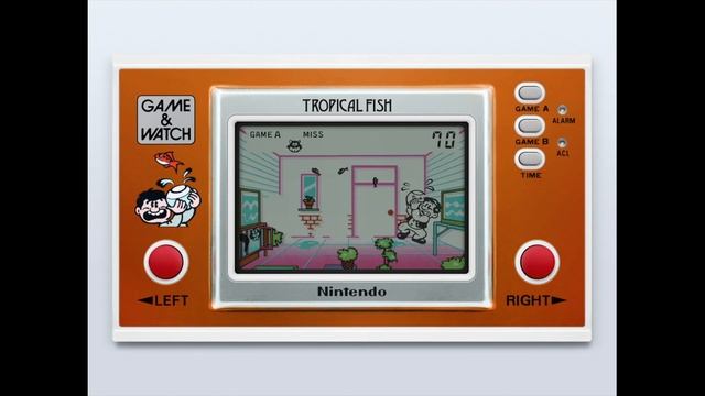 Game & Watch: Tropical Fish (1985) Nintendo смотреть онлайн