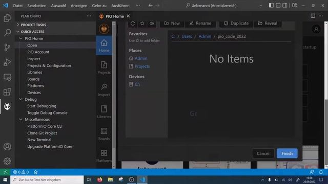 Create a new project in PlatformIO смотреть онлайн