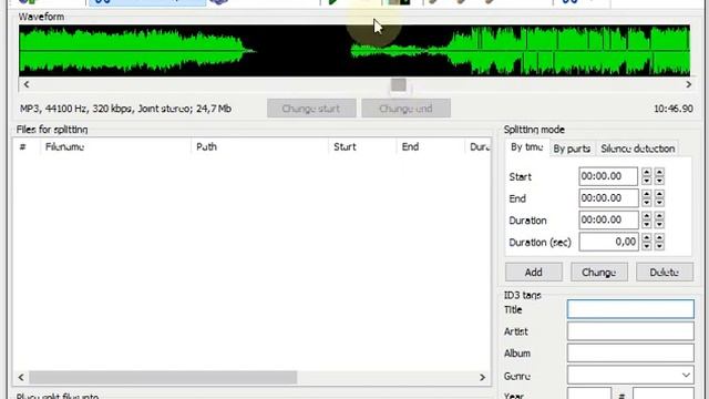 HOW TO SPLIT AN MP3 FILE. Visual Audio Splitter & Joiner смотреть онлайн