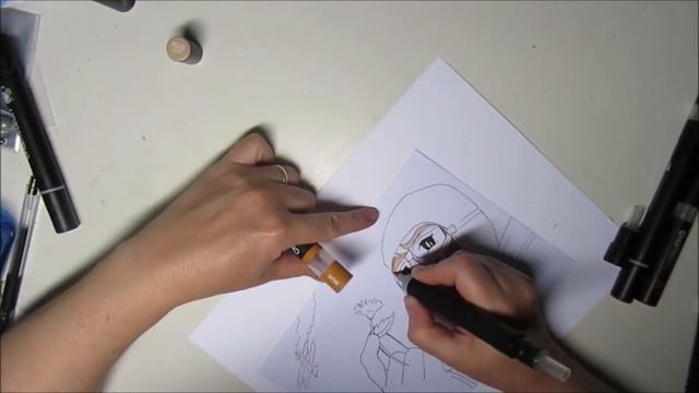 Scrawlrbox June 2017: unboxing, review, and speed drawing - Chameleon markers Color tops review смотреть онлайн