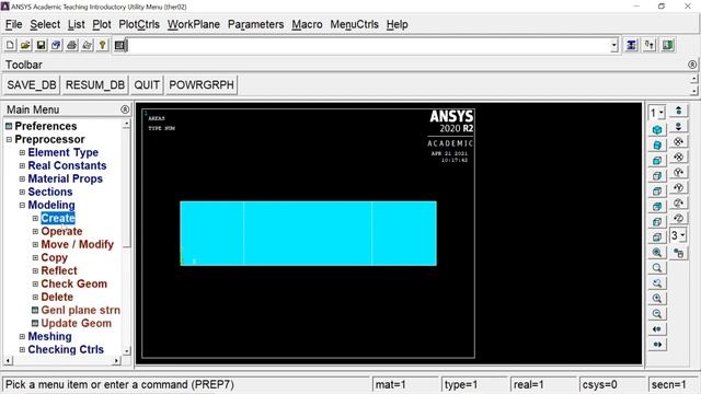 ANSYS | 2D Thermal Analysis Conduction Plane 55 Element смотреть онлайн