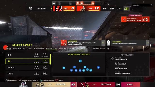 Madden 21 vs Meso смотреть онлайн