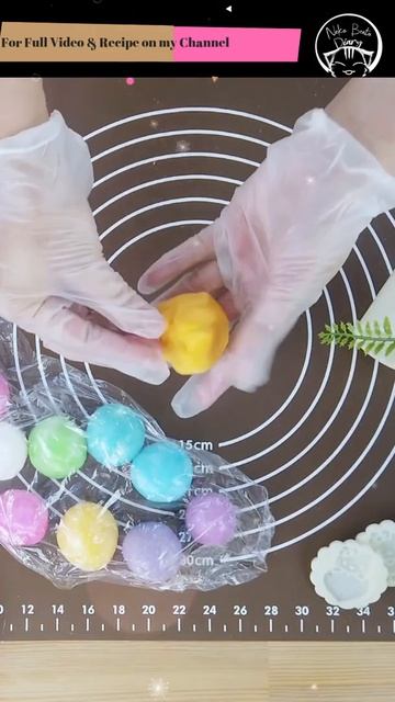 3 Ingredients Snow Skin Mooncake ! l NekoBentoDiary #shorts смотреть онлайн