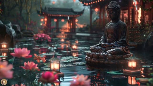 Buddha's Lotus Meditation | Calming Flute Meditation | Peace & Relaxation смотреть онлайн