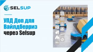 УПД Доп для Вайлдберриз через Selsup