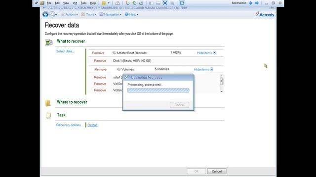 Acronis backup and recovery 11 Recover Linux LVM Partitions. смотреть онлайн