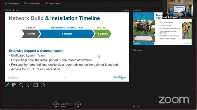 Blue Stream Fiber Presentation смотреть онлайн