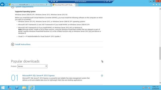 Microsoft Virtual Machine Converter 2.0 смотреть онлайн