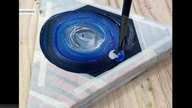 Рисование акрилом - Простая живопись для начинающи смотреть онлайн