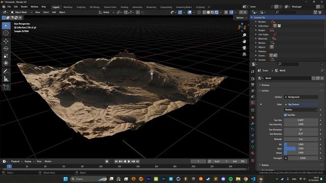Gaea split build to Blender 3d addon test смотреть онлайн