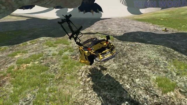 Mega Steps To Angry Alligators And Snakes  Beamng Drive  TrainWorld