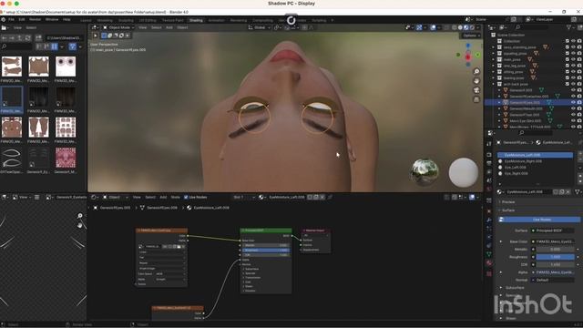 How to fix daz character eyes in blender смотреть онлайн