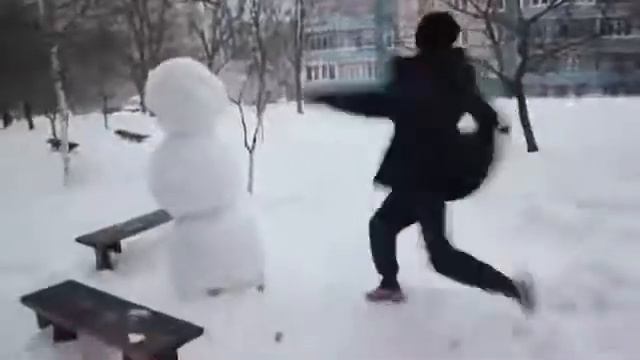 Как отпидолить снеговика смотреть онлайн