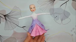 Как из ваты сделать длинную юбочку для ватной игрушки. Ватные игрушки своими руками.