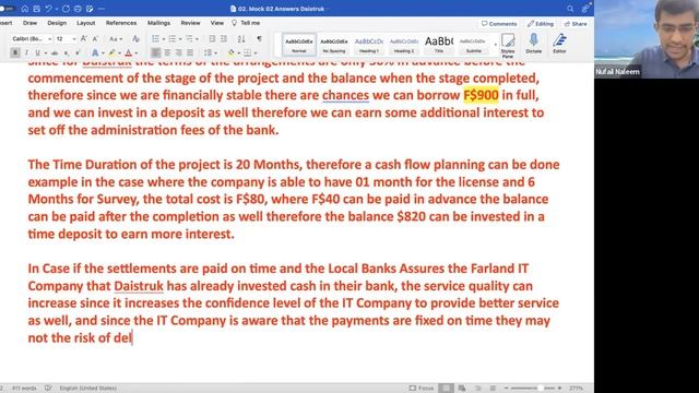 Mock 02 Daistruk CIMA Strategic Case Study May August 2023 Nufail FCMA смотреть онлайн