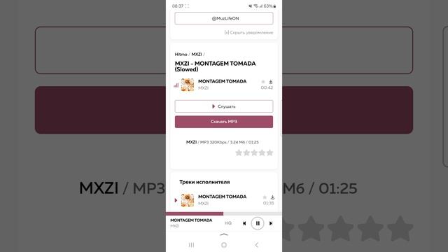 Ловите песню MONTAGEN TOMADA