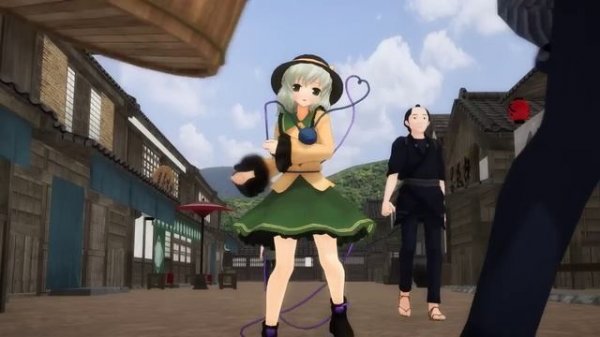 【紳士用MMD】こいしが人里で大胆なことをしました