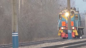 Тепловоз ТЭМ2К-2529 на Красноярской железной дороге