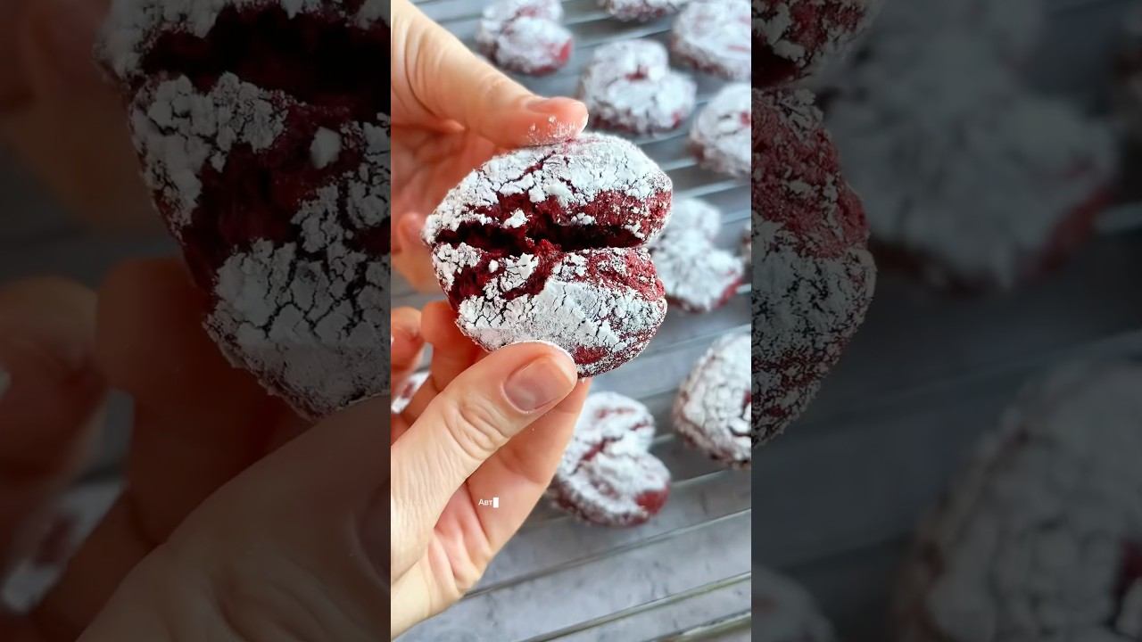 ♥️Любовное печенье «красный бархат» на 14 февраля! Быстрый и простой рецепт!