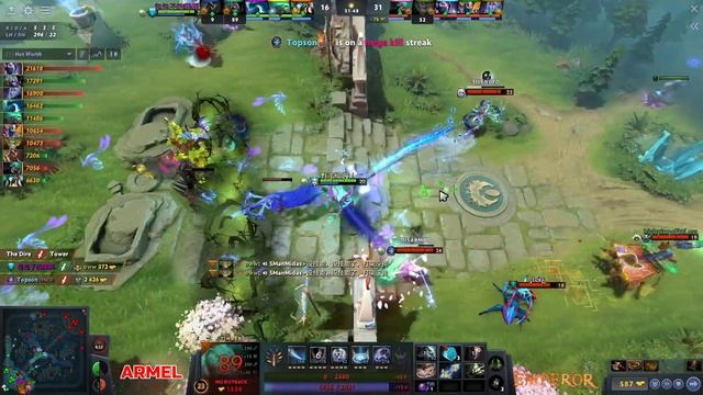 FULL SLOTTED MID BATTLE - ARMEL VS TOPSON DOTA 2 смотреть онлайн