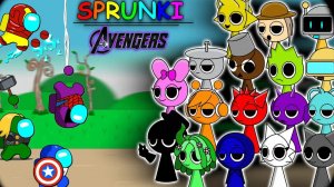 Амонг Ас Мстители против Суперсемейки Спрунки мультфильм