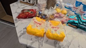 Закупки к Пасхе, уже едим свое с огорода