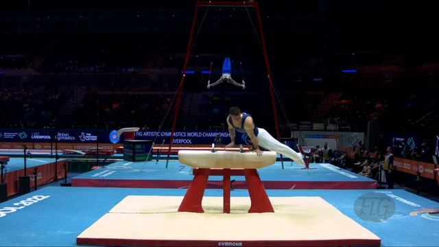 KOVTUN Illia (UKR) - 2022 Artistic Worlds, Liverpool (GBR) - Qualifications Pommel Horse