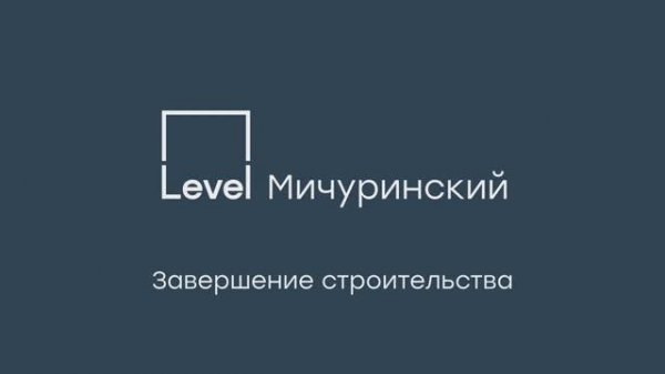 Level Мичуринский — завершение строительства