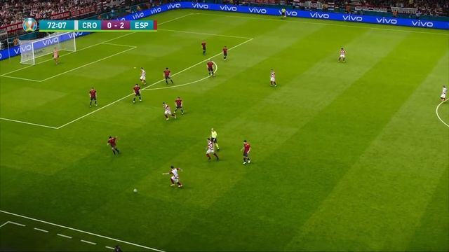 UEFA EURO 2020 Croatia vs Spain Live Football with images simualted Pes 2021 #1 смотреть онлайн