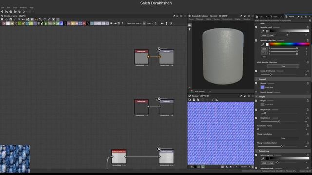 How To Create Denim Fabric In Substance designer Step By Step смотреть онлайн