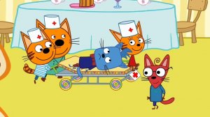 ТРИ КОТА. ПРИВИВКИ. ИГРАЕМ В ДОКТОРА