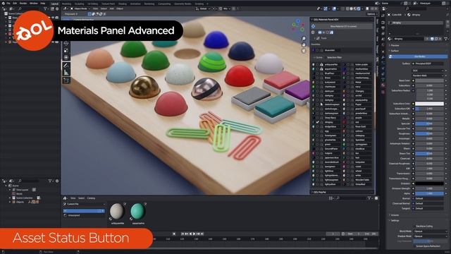 QOL Materials Panel Advanced Demo смотреть онлайн