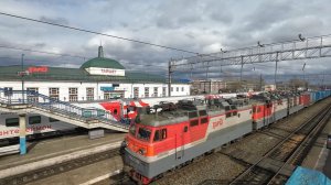 Медпоезд РЖД в Тайшете | Грузовые и пассажирские поезда в Иркутске | Монгольский поезд