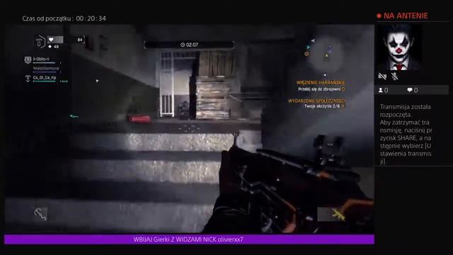Transmisja na żywo z PS4 użytkownika olivierxx7 смотреть онлайн