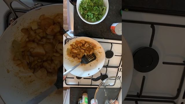 How to cook quick, tasty and healthy chick peas, kale, prawns and mushrooms! смотреть онлайн