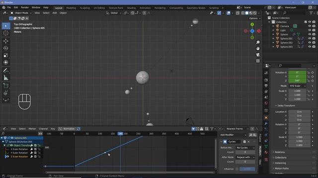 Planets and Moons Revolution Representation Loop - Blender Tutorial смотреть онлайн