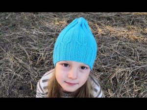 Вяжем  шапочку тыковку  спицами.