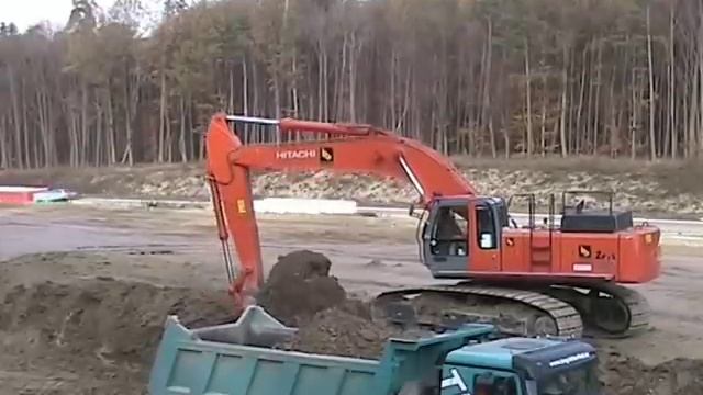 Hitachi Zaxis 500 смотреть онлайн
