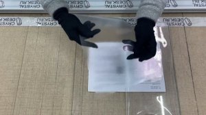 Сравнение Рифленого и Глянцевого гибкого стекла 2мм Crys22