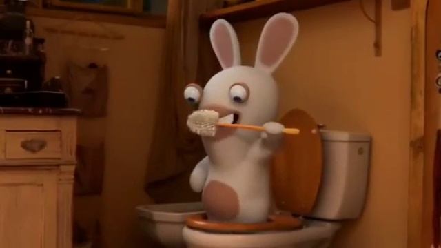 Rabbids Land - Доширак! (Кролик в туалете) смотреть онлайн
