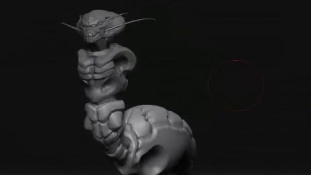 Zbrush creature design sculpting 5 смотреть онлайн