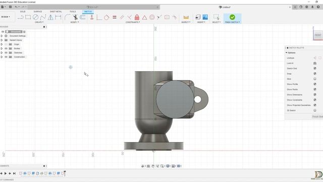 Autodesk Fusion 360 Exercise 04 -3D Modeling #4+ Music background смотреть онлайн
