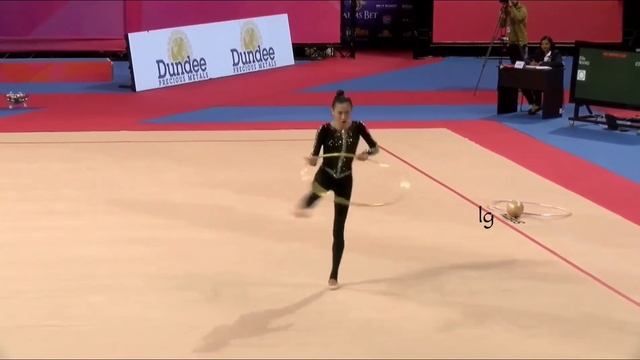 Zilu Wang Hoop AA Qualification World Cup Sofia 2023 смотреть онлайн