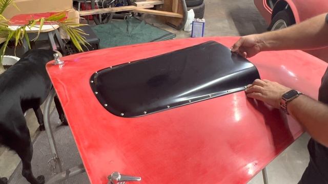 Shelby Cobra Replica build Part 73 hood, scoop, new speakers. смотреть онлайн