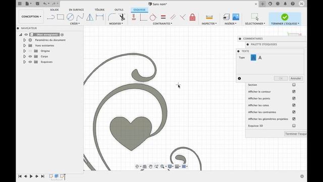 PERSONNALISATION D'UN SVG SOUS FUSION360 -FETES DES MERES смотреть онлайн