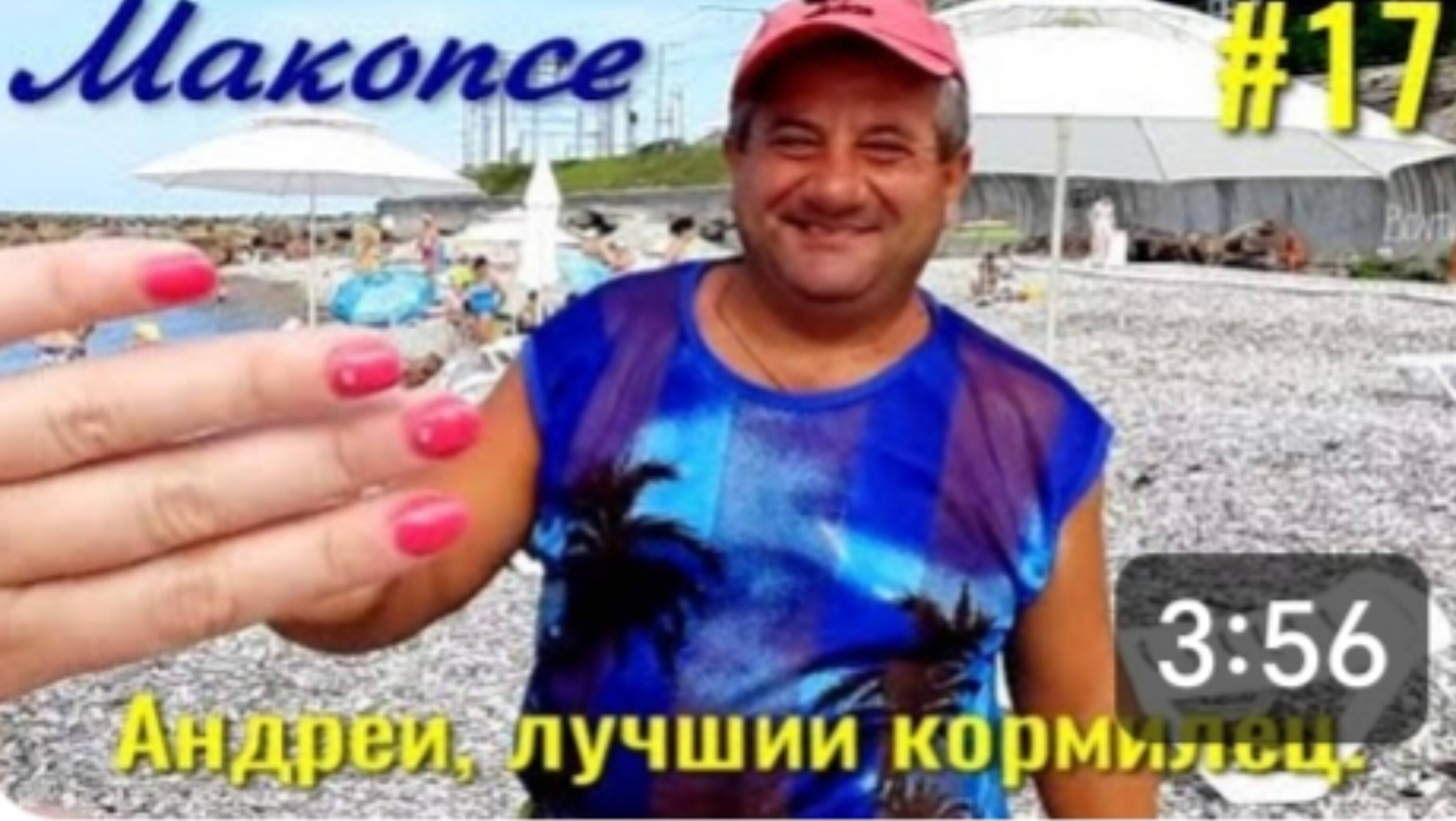 Лучший кормилец пляжа Макопсе, Андрей. Тёплый приём, передаём приветы друзьям. смотреть онлайн