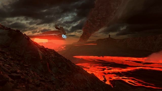 Star Wars Ambience - Mustafar (lava, strong wind sounds, no music) смотреть онлайн