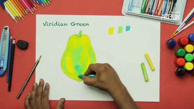 How To Draw A Green Papaya L Papaya Easy Drawing & Coloring For Kids L