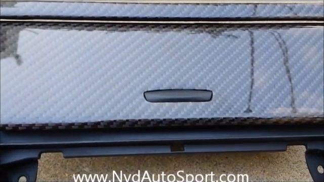 BMW E63 E64 M6 Carbon Fiber sknning interior center console смотреть онлайн