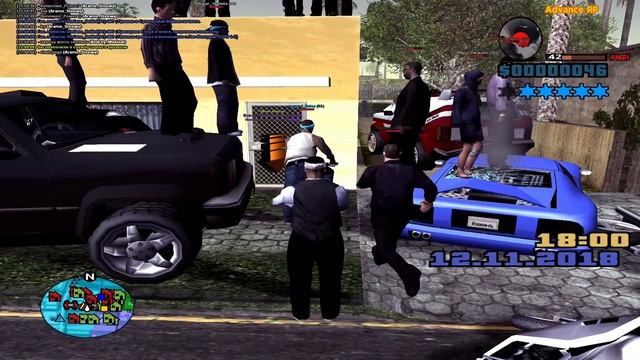 ПОЙМАЛ ЗАКУП АЦТЕК НА ADVANCE RP? ДОБАВИЛИ ЛОВЛЮ! СХОДИЛ НА КАПТЫ С DIPSIZE - GTA SAMP. смотреть онлайн